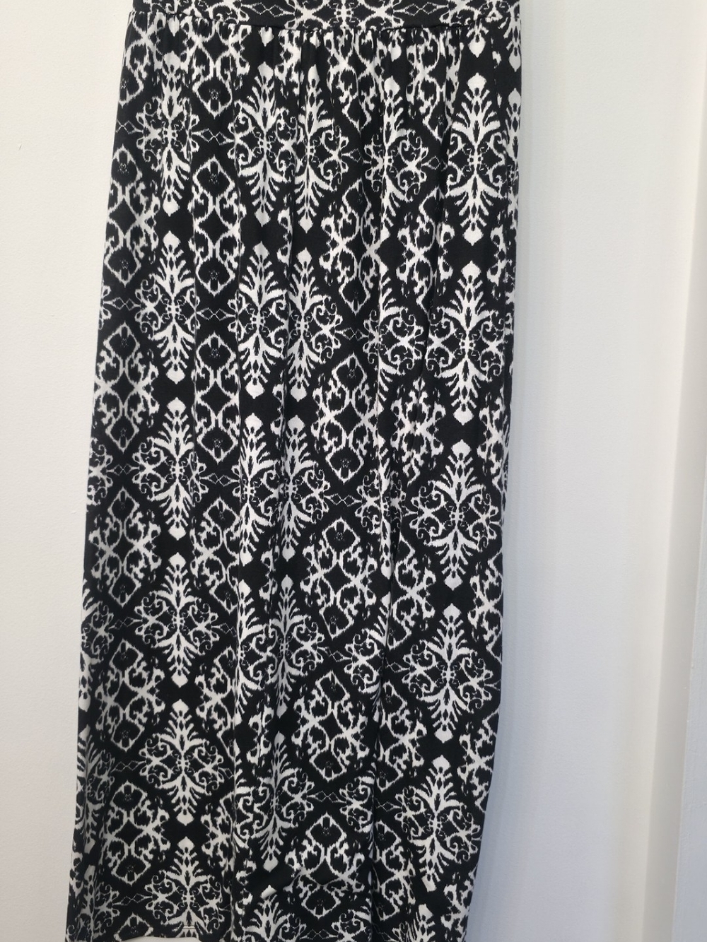 Joe Benbasset Monochrome Geometric Maxi Skirt